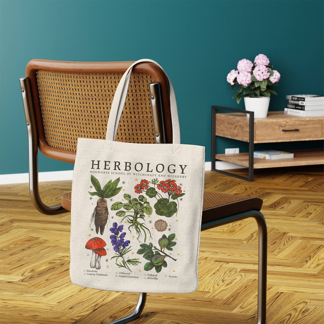 Herbology Plants Tote Bag Herbology Gift for Plant Lover Tote Bag