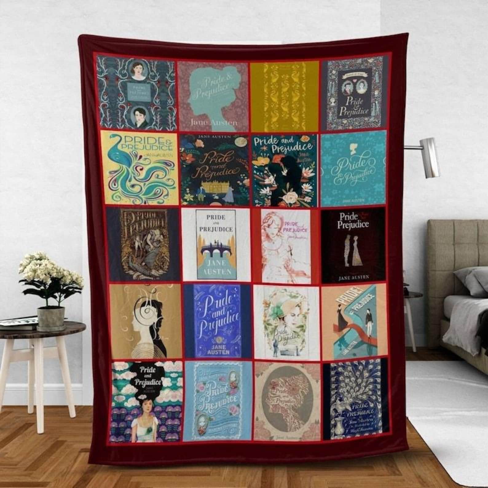 Pride and Prejudice Fleece Blanket, Pride and Prejudice Blankets
