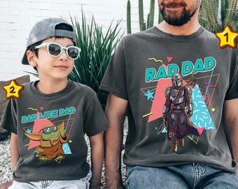 StarWars Rad Dad Shirt, Yoda Rad Like Dad Shirts, StarWars Dad Son Matching Shirts, Dadalorian Shirt, Fathers Day Gift, Gift For Dad
