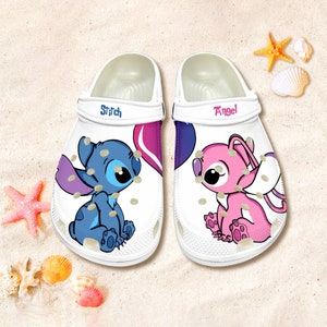 Stitch and Angel Clog Shoes Stitch Lilo Sandal Shoes Gift - Etsy