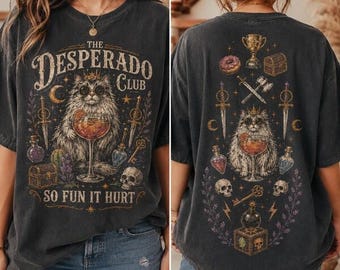 2-sided Princess Donut Approved Shirt, The Desperado Club Bootleg Shirt, So Fun It Hurt DCC Tee, Dungeon Crawler Carl LitRPG Graphic Tee