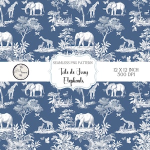 Chinoiserie Toile de Jouy, motivo senza soluzione di continuità, sfondo download digitale, clipart per carte, tessuti, POD e altro download immediato, png