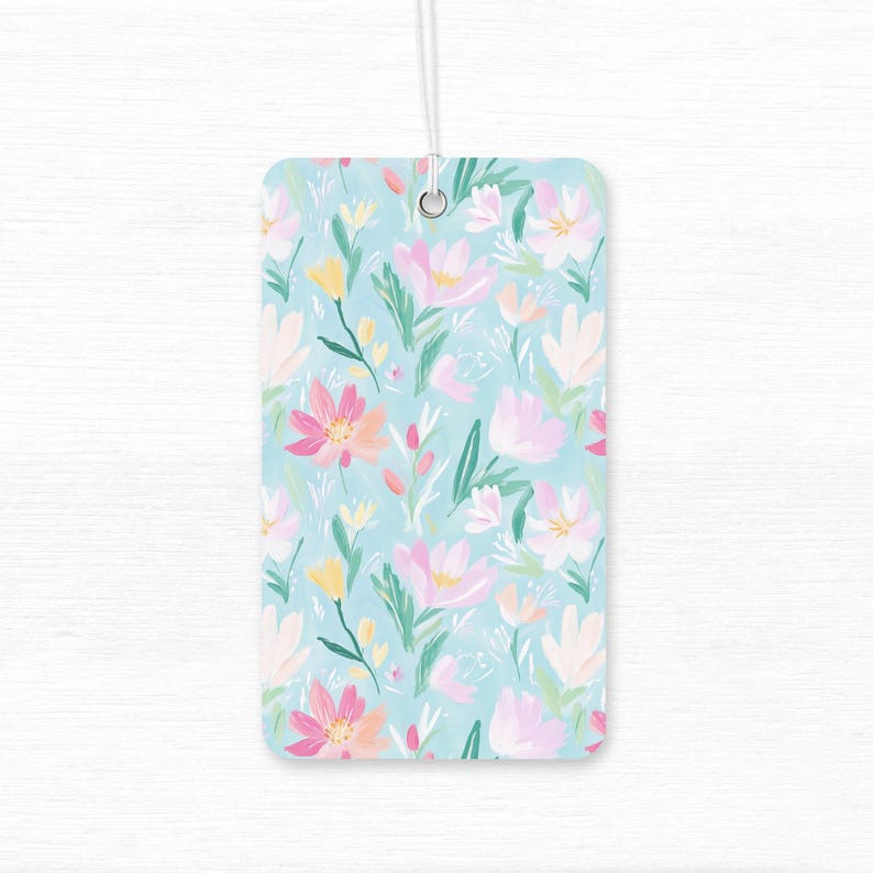 Whimsical and vibrant ditsy floral pattern with bright spring flower heads in various colors, creating a seamless and lively design