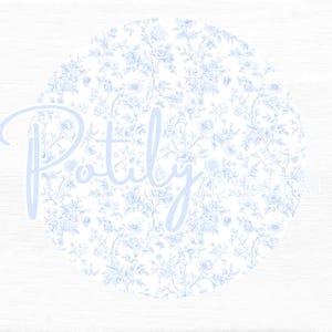 Seamless blue digital paper set featuring toile birds, florals, preppy gingham, polka dots, hearts, bows, stripes, and damask patterns. Pastel pink and white printable backgrounds in a coquette grandmillennial style, perfect for nursery decor, baby shower crafts, scrapbooking, invitations, and party decorations.