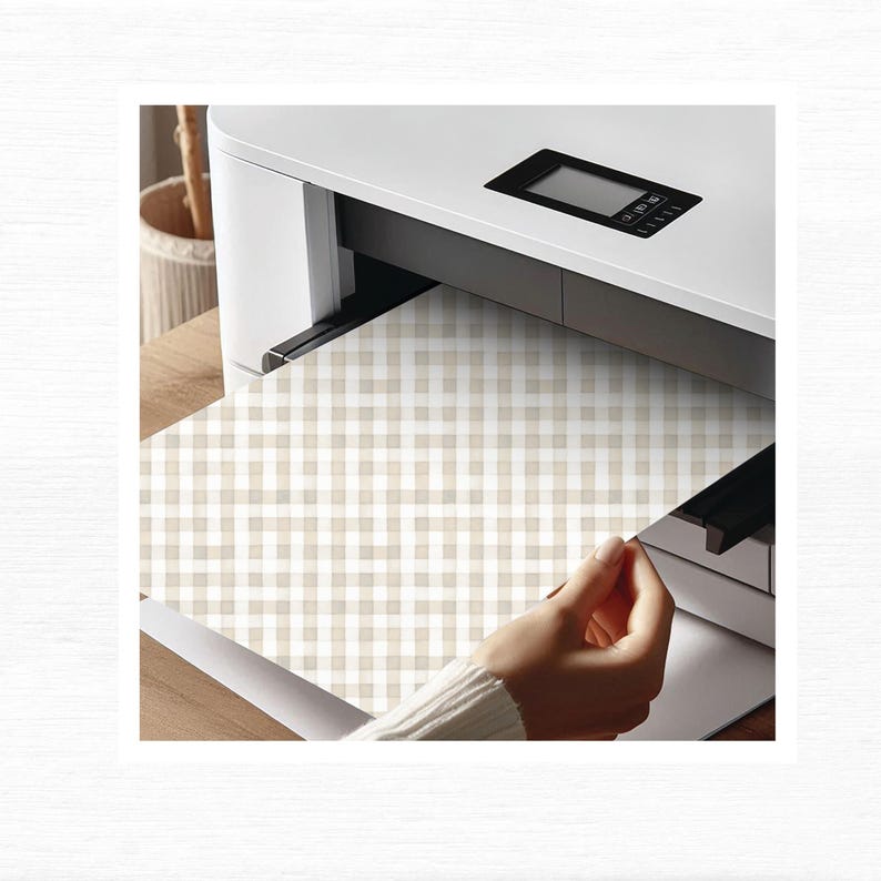 Seamless Christmas patchwork digital paper set with rustic plaids, holiday trees, snowflakes, and birds in a red, navy, and cream color palette. 12x12 inch 300dpi digital scrapbook papers for festive crafts, invitations, and printables.