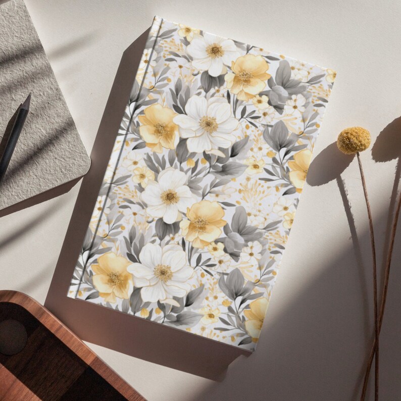 Country garden floral seamless patterns yellow themed