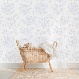 Le Jardin Secret French toile digital paper collection in soft blue and white, featuring elegant floral and bird patterns, ornate damask motifs, hydrangeas, vintage cameos, and a romantic French love seat surrounded by flowers. A delicate watercolor grandmillennial-style paper set perfect for scrapbooking, junk journaling, invitations, and shabby chic craft projects.