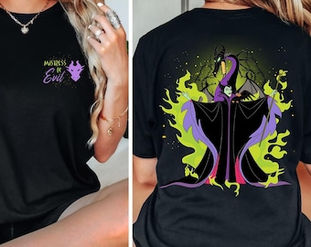 Tweezijdig malafide draak Mistress of Evil Comfort kleuren Shirt, Sleeping Beauty Disney Villains T-shirt, Disneyland Trip, Magic Kingdom