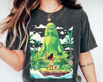 Moana Te Fiti Fairy Garden Comfort Colors Shirt, Mother Island Disney T-shirt, Queen of Plants, Disneyland Family Vacation, Moana Disney Tee