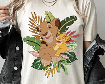 Simba And Sarabi Mom Lion King Disney Comfort Colors Shirt, Disney Mother's Day Gift Mommy And Me, Magic Kingdom Disneyland Vacation T-Shirt