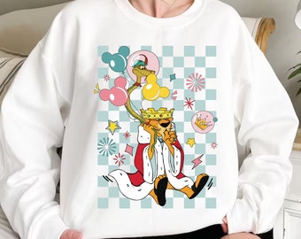 Retro Prince John Sir Hiss Mickey Balloon Comfort Colors Shirt, Disney Robin Hood Villains T-Shirt, Disneyland Trip, Disney Birthday Gift