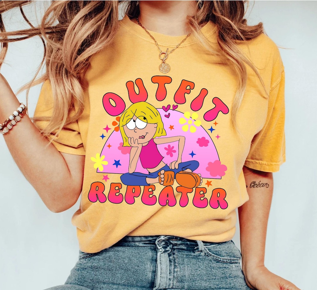 Retro Disney Channel Lizzie Mcguire Outfit Repeater Comfort Colors Shirt, Funny Lizzie Mcg