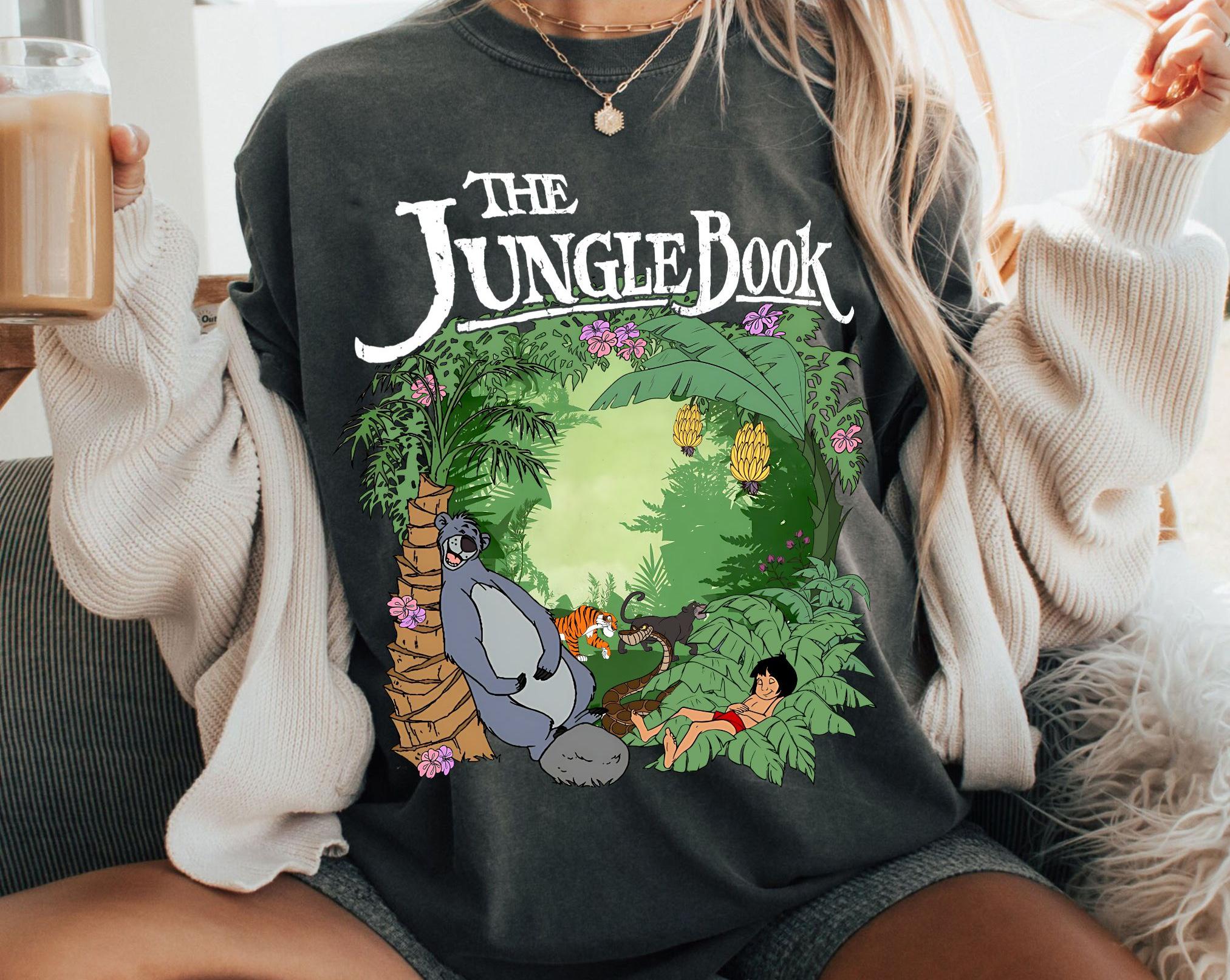 Vintage Disney the Jungle Book Shirt, Mowgli Baloo Bagheera Shere 