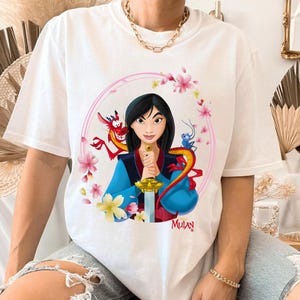 Princess Mulan Warrior Comfort Colors Shirt, Mushu Dragon Mulan Disney T-shirt, Disneyland Family Vacation, Birthday Boy Girl Disney Gift