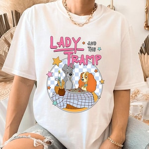 Lady And The Tramp Spaghetti Comfort Colors Shirt, Disney Couple Matching T-shirt, Disney Dog Tee, Disneyland Family Trip, Birthday Gift