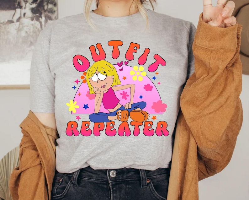 Retro Disney Channel Lizzie Mcguire Outfit Repeater Comfort Colors Shirt, Funny Lizzie Mcguire Floral Disney Tshirt, Disneyland Trip Outfits image 6