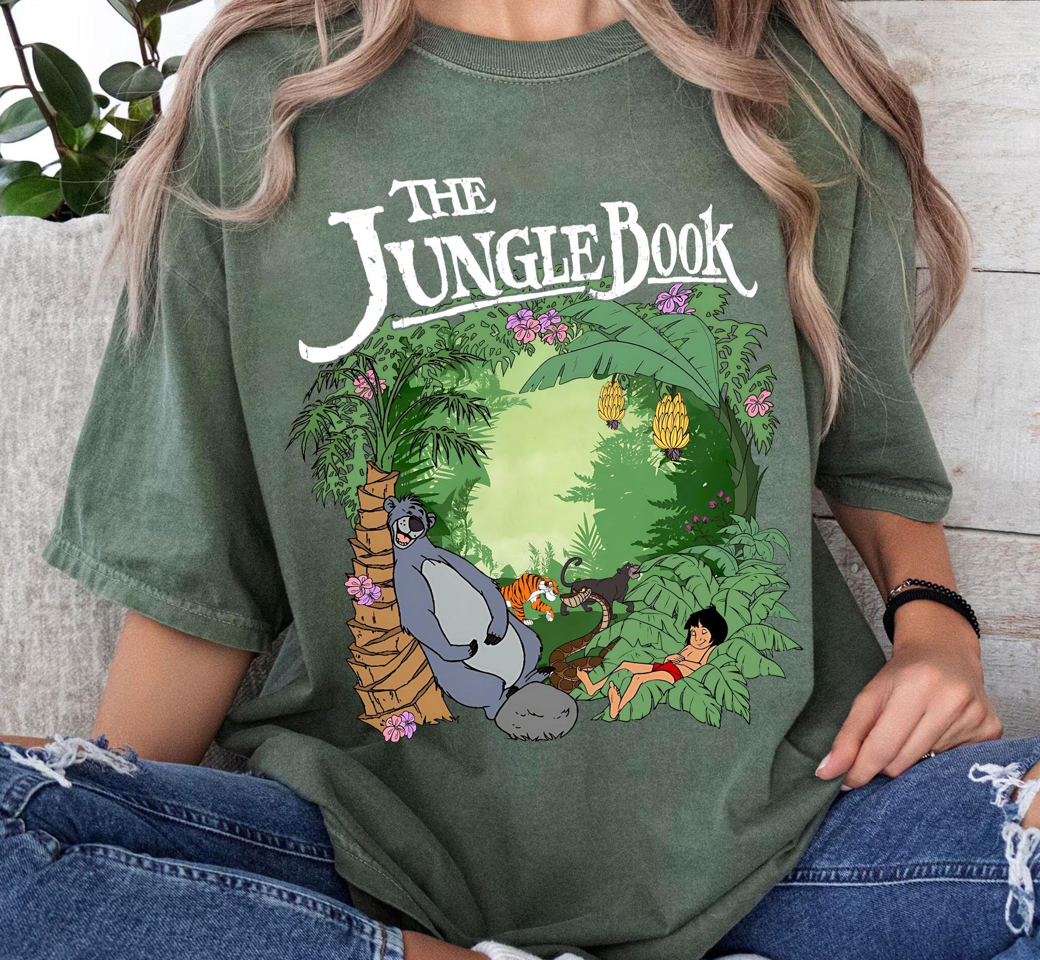 Vintage Disney the Jungle Book Shirt, Mowgli Baloo Bagheera Shere 