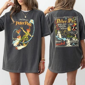 Peter Pan Darling Flight Shirt, Second Star To The Right Tee, A Traveller's Guide To Never Land Vintage T-shirt, Family Theme Park Outfit