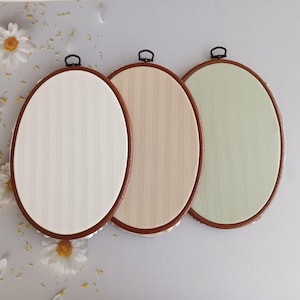 Oval Enamel Pin Display Board: Micro Saten Fabric Pin Organizer