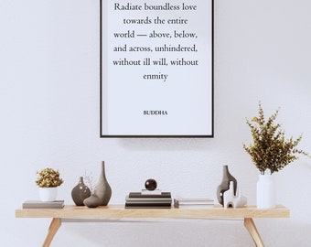 Buddha Quote Print: Inspirational Minimalist Wall Art (Downloadable)