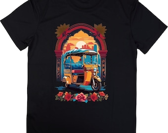 Indian Auto Rickshaw Pop Art: Desi Illustration (Digital Download)