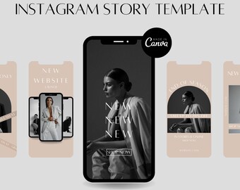 25 Instagram Story Templates Aesthetic Instagram Editable Instagram Template Canva Templates Social Media Business Templates IG