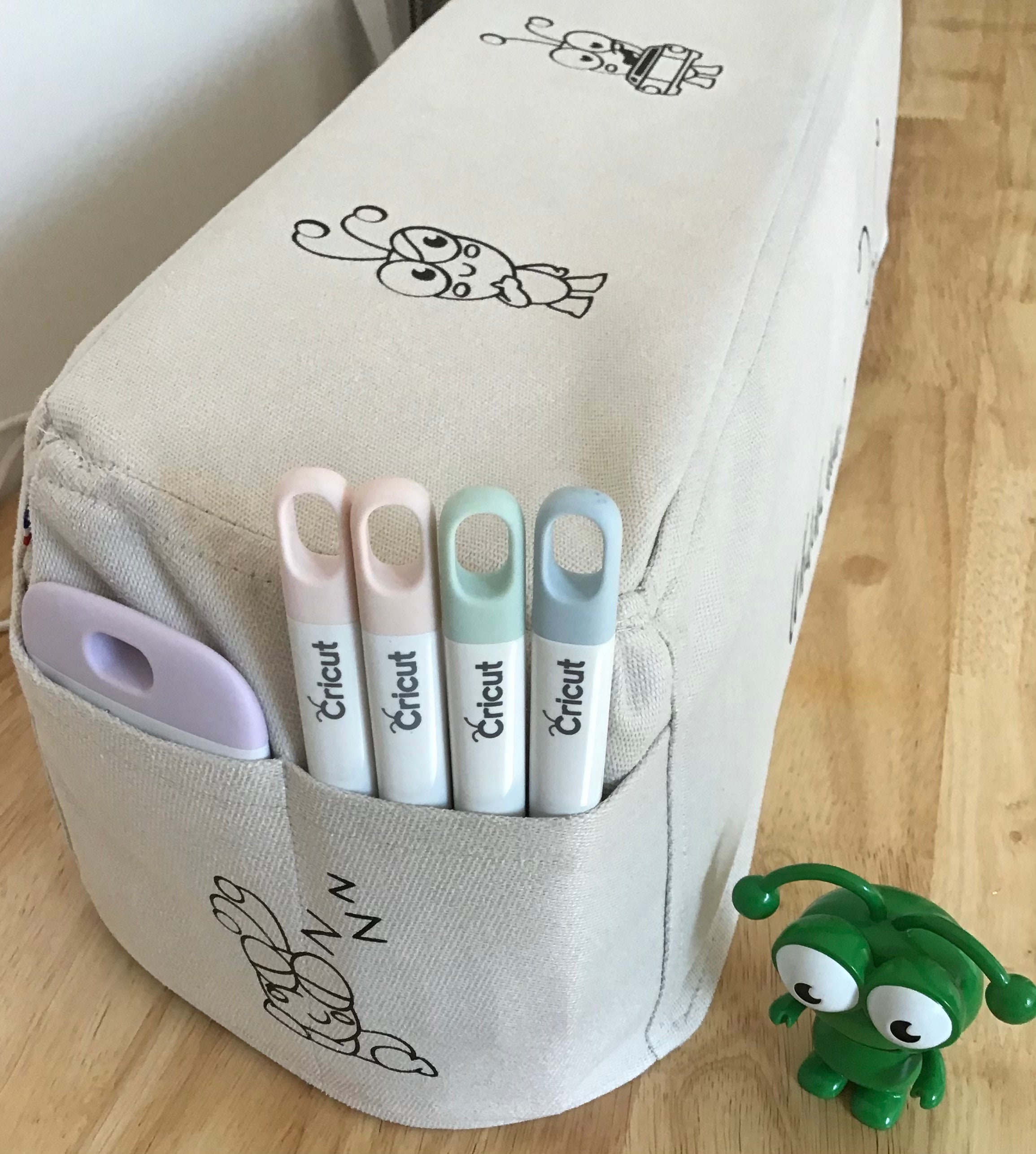 Getdoublerich Housse Anti-Poussière Oxford Pour Cricut Maker 3 & Maker - Protection Pliable Gris