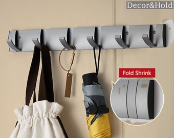 Foldable Wall Hook Rack Decorative Wall Hooks Hat Bag Hooks Wall Coat Hooks bathroom Towel Hook