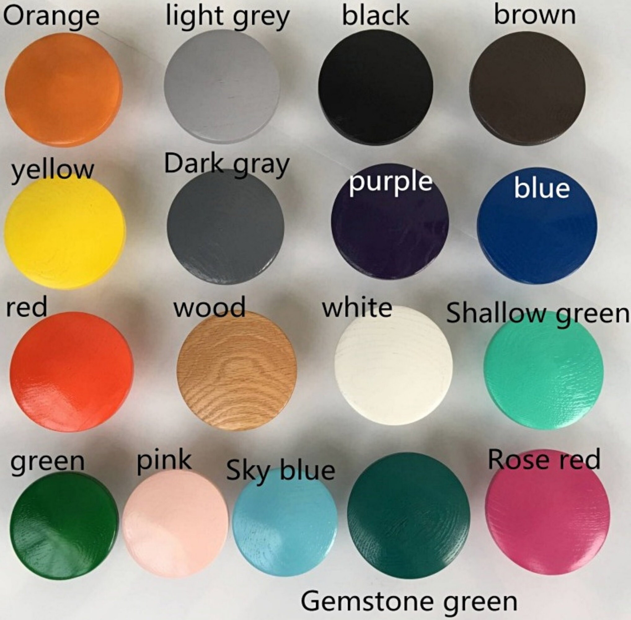 Colorful Wood Hooks Dot Wall Hooks Modern Wall Hooks Round Etsy UK