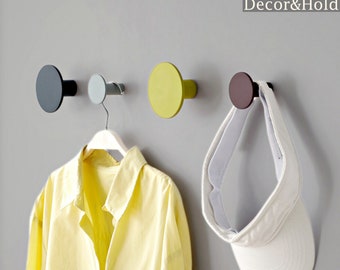 Colourful Wall Hooks Round Wall Hooks Resin Dot Hooks Coat Purse Hat Towel Hanger Wall Decoration