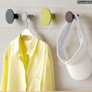 Colourful Wall Hooks Round Wall Hooks Resin Dot Hooks Coat Purse Hat Towel Hanger Wall Decoration