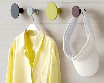 Colourful Wall Hooks Round Wall Hooks Resin Dot Hooks Coat Purse Hat Towel Hanger Wall Decoration