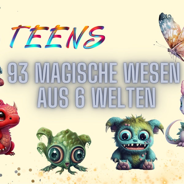 Teens-Edition-> 93 Magische Wesen aus 6 Welten