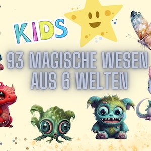 Kids Edition -> 93 créatures magiques de 6 mondes