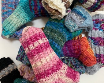 Stricksocken Baby 6-9 Monate