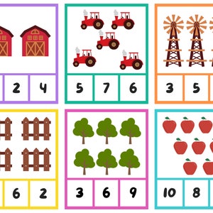 Farm Counting Cards