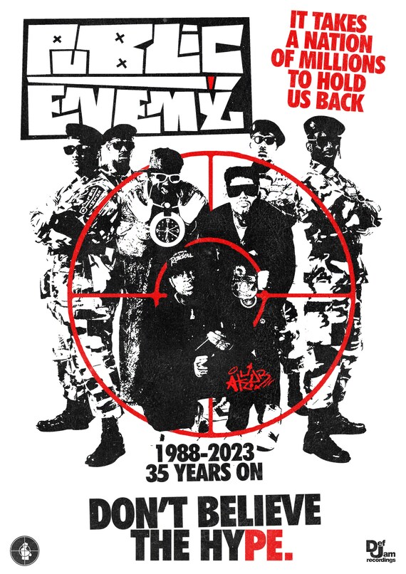 PUBLIC ENEMY フレーム付きポスター Public Enemy Poster - Etsy