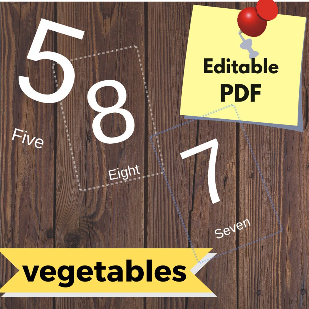 Fun And Educational Number Printable Flash Cards For Kids Etsy