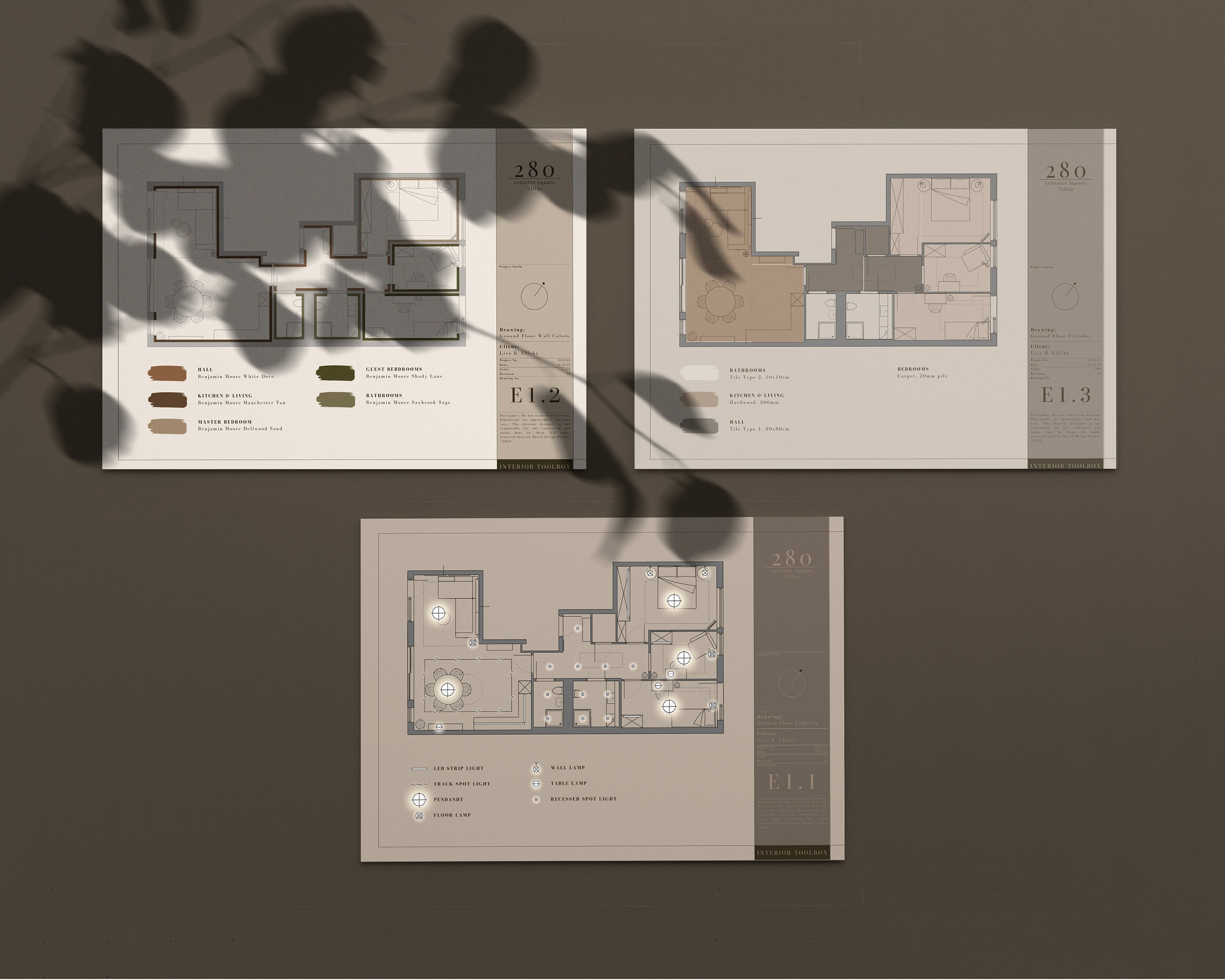 Interior Design Projektvorschlag & Mood Board Canva Vorlage ...