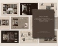 Interior Design Project Proposal & Mood Board Canva Template, Professional Template made for Interior Designers and Interior Architects