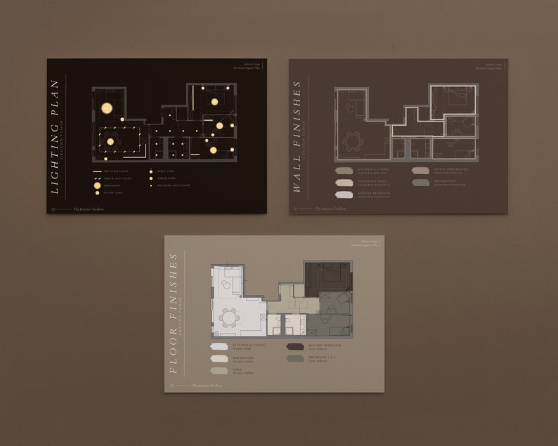 Interior Design Project Proposal & Mood Board Canva Template, Professional Template made for Interior Designers and Interior Architects image 7
