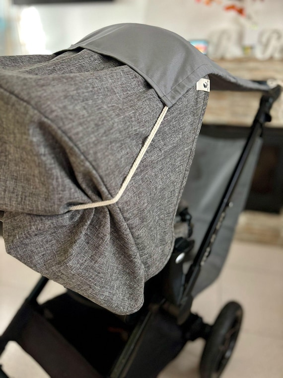 Booster seat for second child | 2-in-1 travel hammock | Infant hammock for airplanes and strollers | Gray
