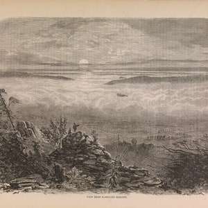 4 Drawings by Alfred Rudolph Waud from Harper’s History of the Great Rebellion - 1862-63