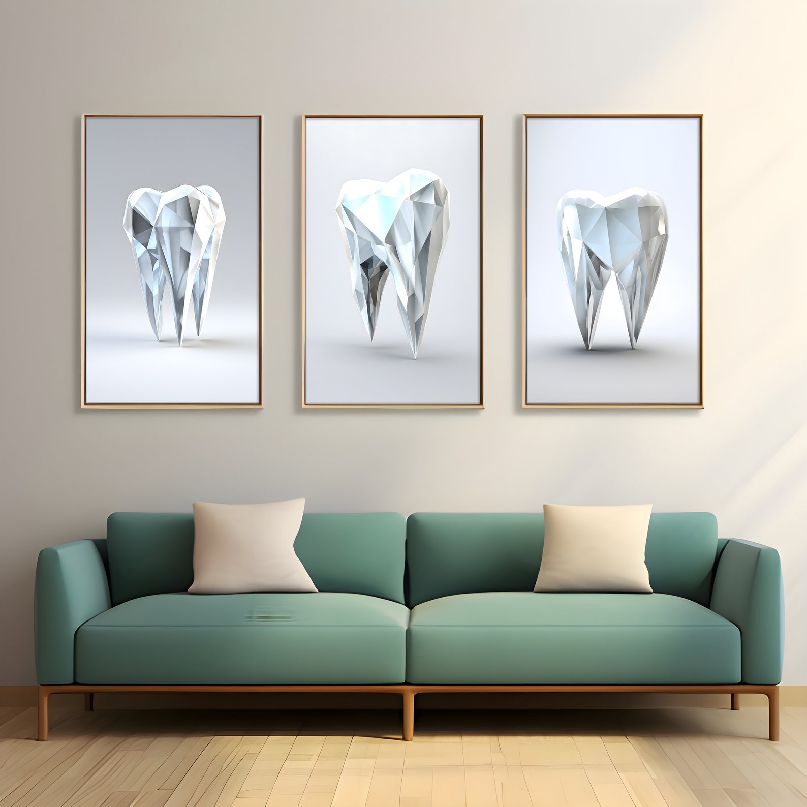 Dental Wall Art for Dental Office Wall Decor for Dentist Gift Modern