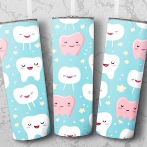 Zahnbecher für Zahnarzthelferin Geschenk für Zahnarzthelferin Becher Design 20 Unzen Sublimationsbecher für Zahnhygienikerin 30 Unzen PNG