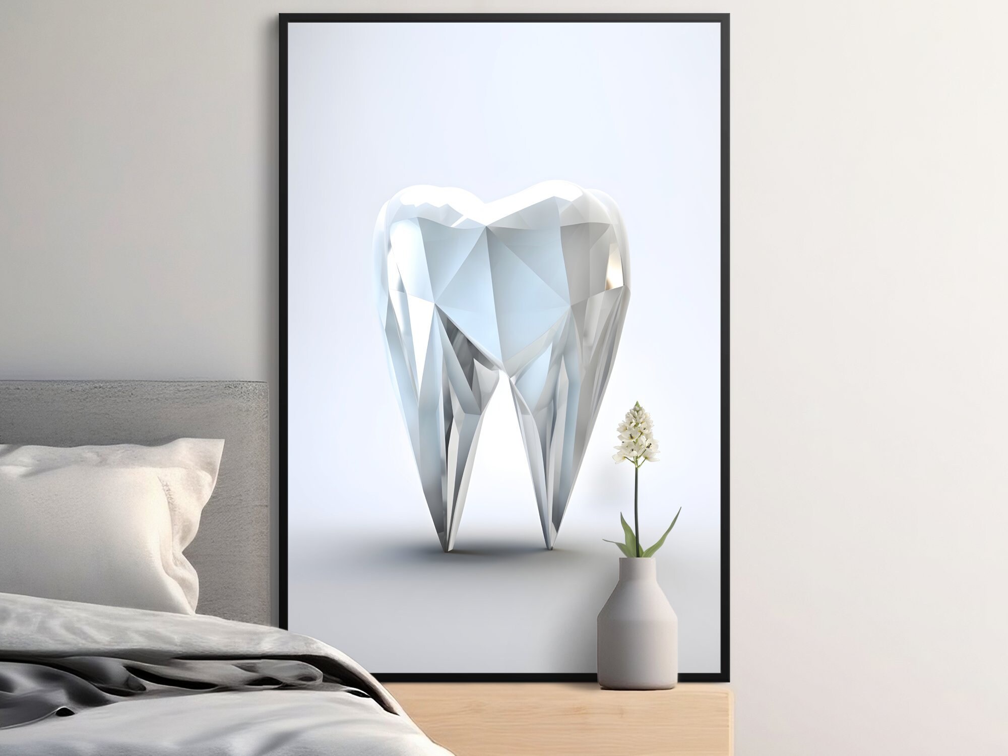Dental Wall Art for Dental Office Wall Decor for Dentist Gift Modern