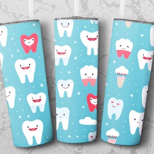 Zahnbecher für Zahnarzthelferin Geschenk für Zahnarzthelferin Becher Design 20 Unzen Sublimationsbecher für Zahnhygienikerin 30 Unzen PNG