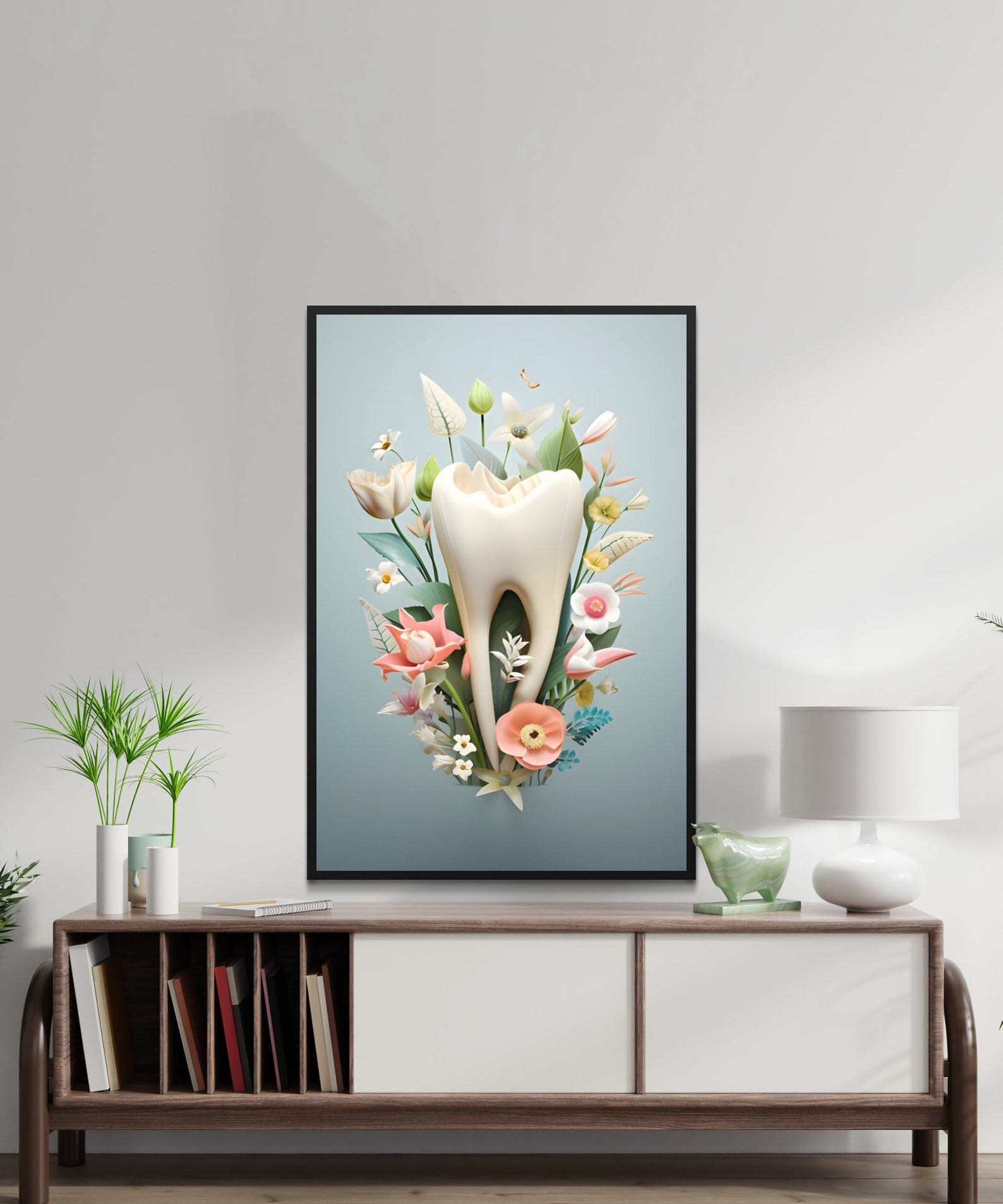 Personalized Dental Office Rectangle Wall Art - Best Gift For Office - In This Office main image 1