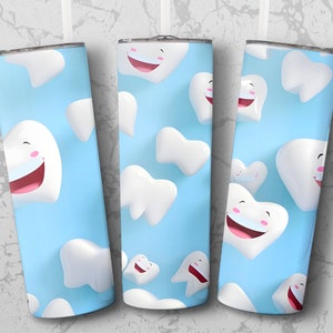 Zahnbecher für Zahnarzthelferin Geschenk für Zahnarzthelferin Becher Design 20 Unzen Sublimationsbecher für Zahnhygienikerin 30 Unzen PNG