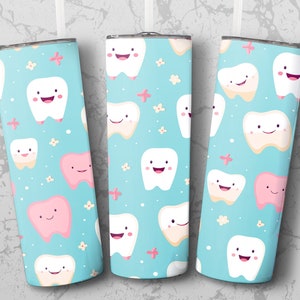Zahnbecher für Zahnarzthelferin Geschenk für Zahnarzthelferin Becher Design 20 Unzen Sublimationsbecher für Zahnhygienikerin 30 Unzen PNG
